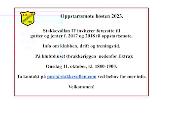 Oppstartsmøte 2017-2018 årgangen
